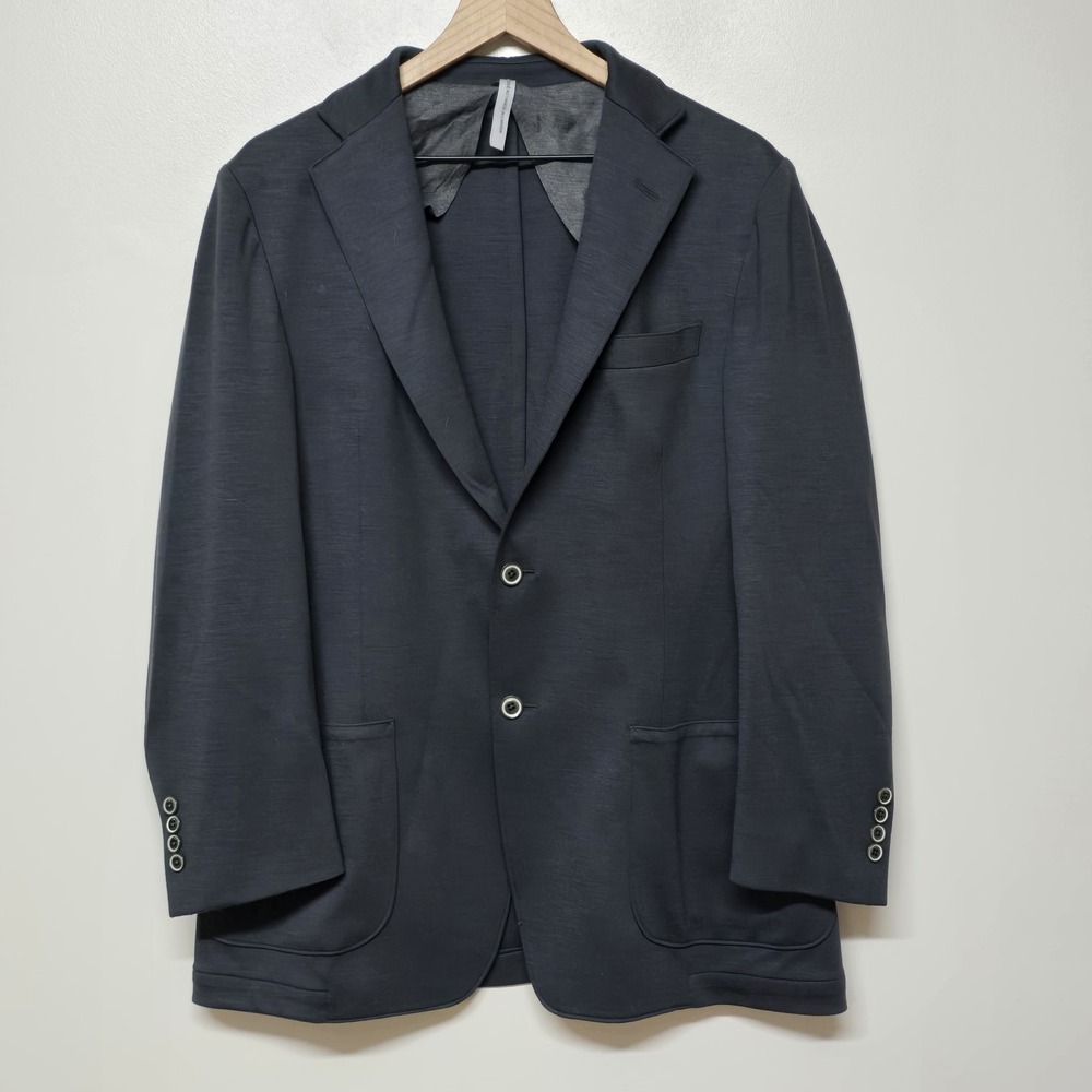 SAMUELSOHN‎ Merino Wool Knit Jacket Gray Blazer Coat Men's 42R $795 Business
